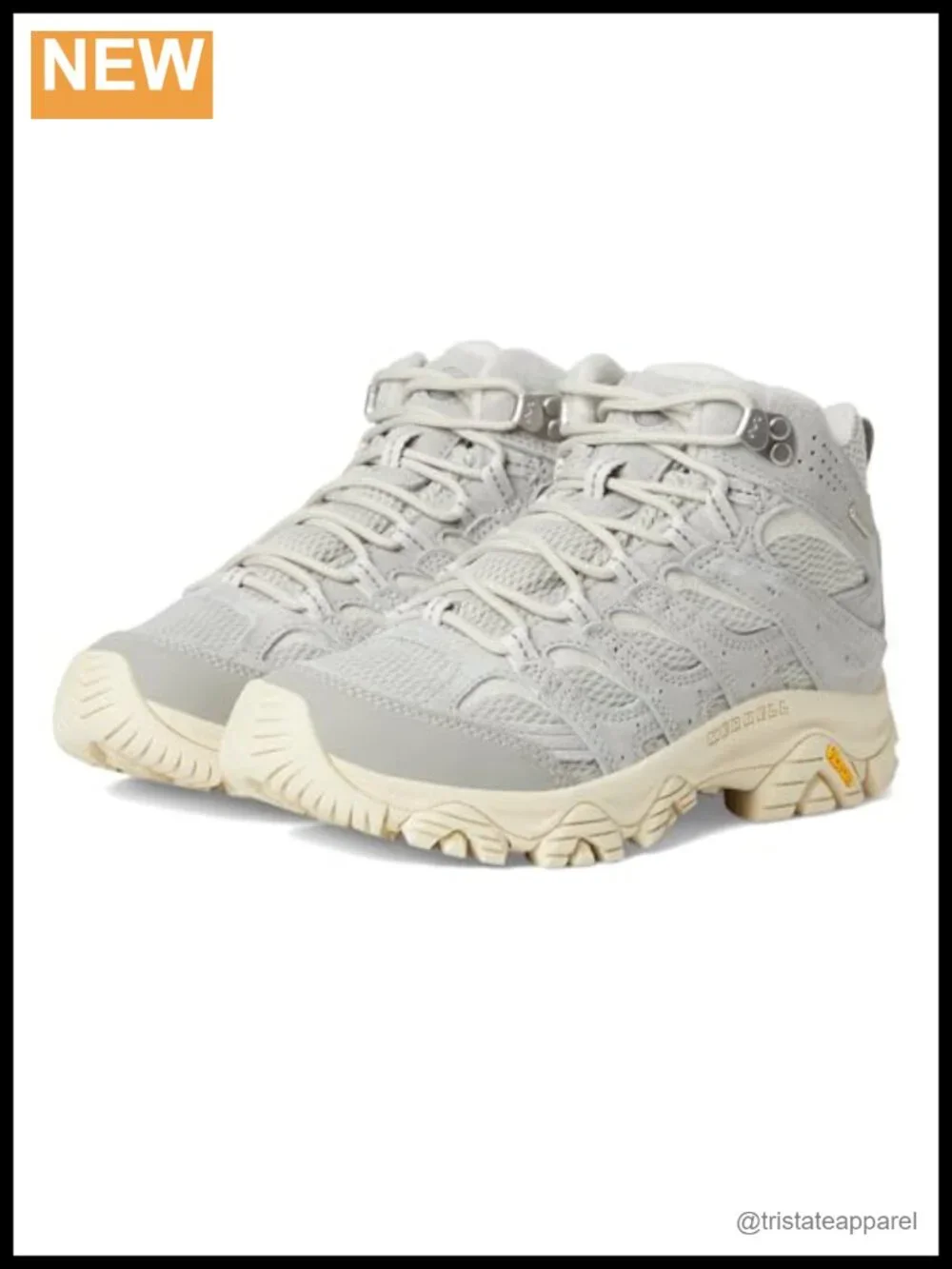 Waterproof Leather Hiking Shoes - Merrell Moab 3 Mid - Women's Trail